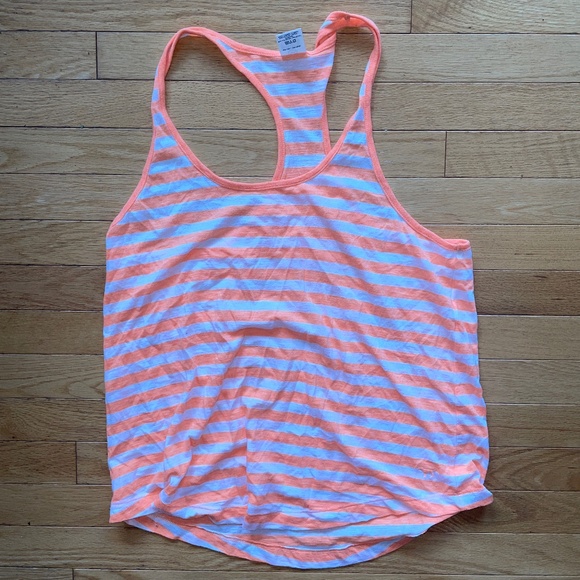 Pink by Victoria's Secret Striped Racerback Tank Top - Picture 6 of 10